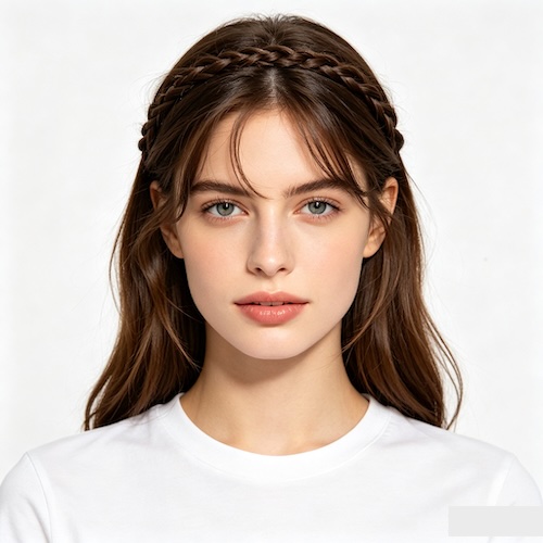 crown braid headband